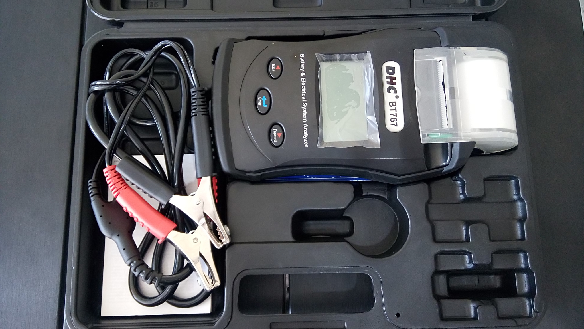 DHC BT767 DIGITAL BATTERY SYSTEM ANALYZER W/PRINTER TOOLS AND