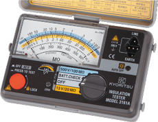 Kyoritsu 3161A Analogue Insulation Testers