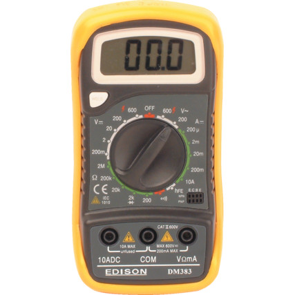 Edison EDI5162900K DM383 DIGITAL MULTIMETER