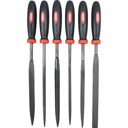Kennedy KEN0315980K 14cm (5.1/2″) CUT 2 ASSORTED NEEDLE FILE SET-6PCE