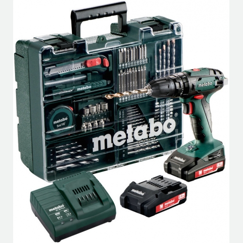 Metabo SB18SET Corless Impact Drill 18V, 1600rpm, 48Nm, 1.4kg