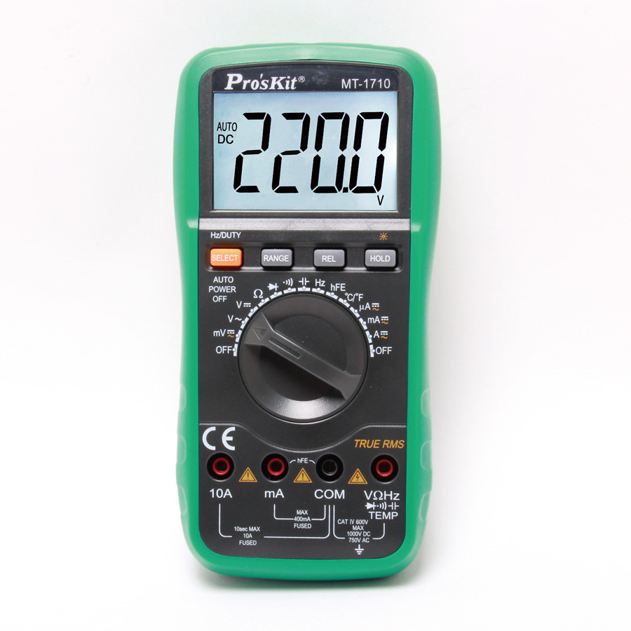 Proskit MT-1710 3-3/4 True-RMS Auto RangeMultimeter