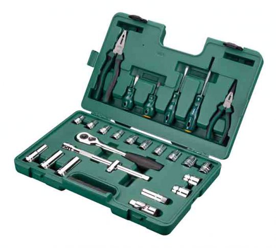 Sata 09501 26 Pc. 1/2″ Drive 6 Point Metric Master Tool Set