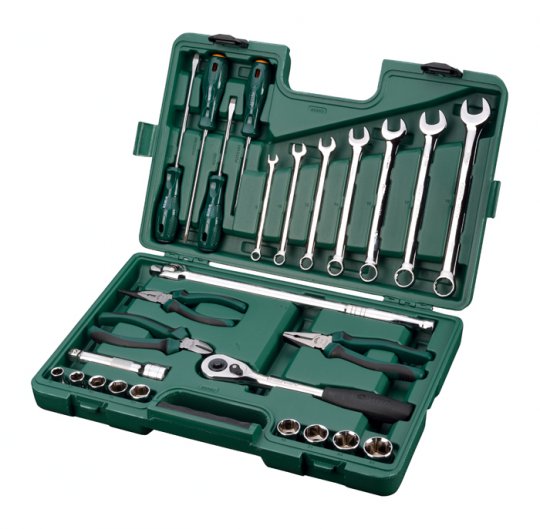 Sata 09502 26 Pc. 1/2″ Drive 6 Point Metric Master Tool Set
