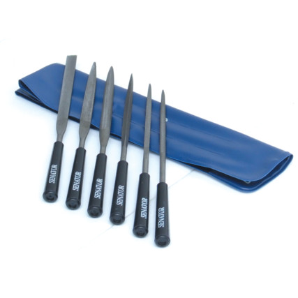 Senator SEN0316980K 16cm CUT 2 ASSORTED NEEDLE FILE SET (6)
