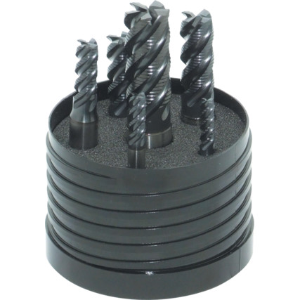 Swiss Tech SWT1659850A 5-16mm HSS-COBALT PM WELDON H/H F/P RIPPER SET P/P