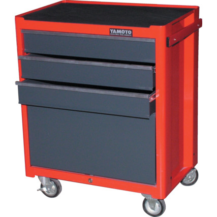 Yamoto YMT5940500K 3-DRAWER ROLLER CABINET -RED