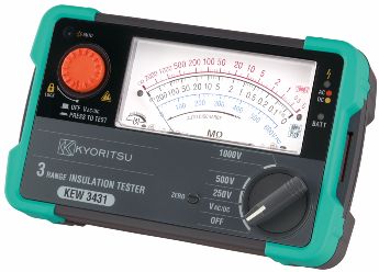 KYORITSU 3431 Analogue Insulation Testers