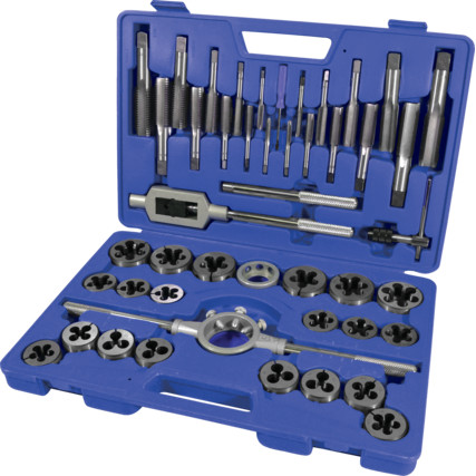 SENATOR SEN0869910K M6-M24 CARBON STEEL THREADING SET IN CASE 45PC