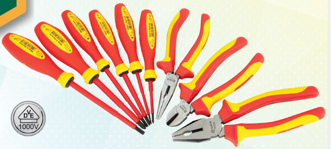 Sata ST09262 9PCS VDE INSULATED PLIER & SCREWDRIVER SET